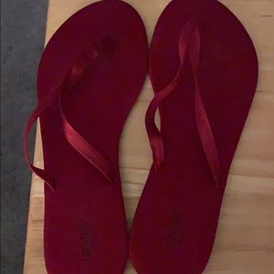 Flip flops Red